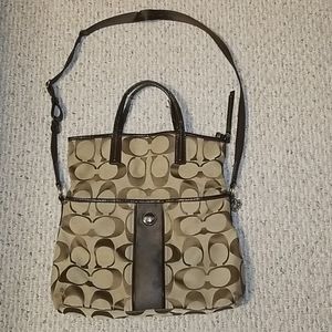 Coach top handle/crossbody purse
